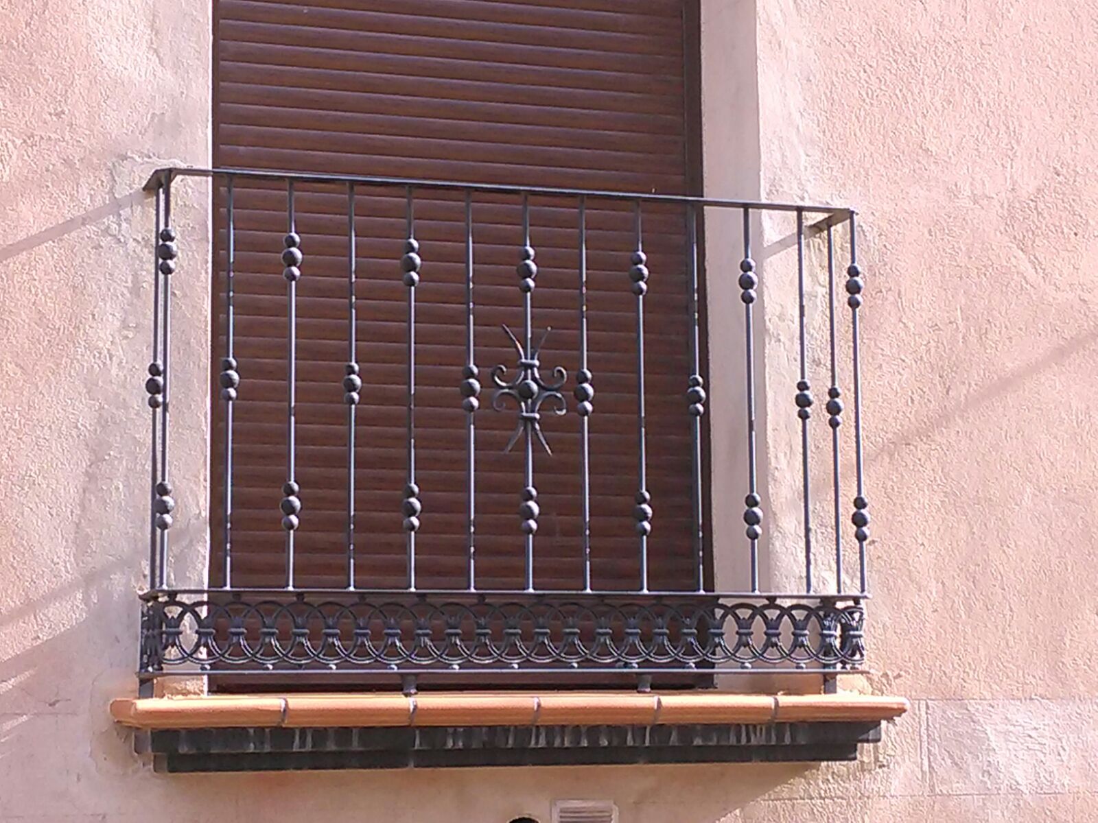 Reja balconera forja