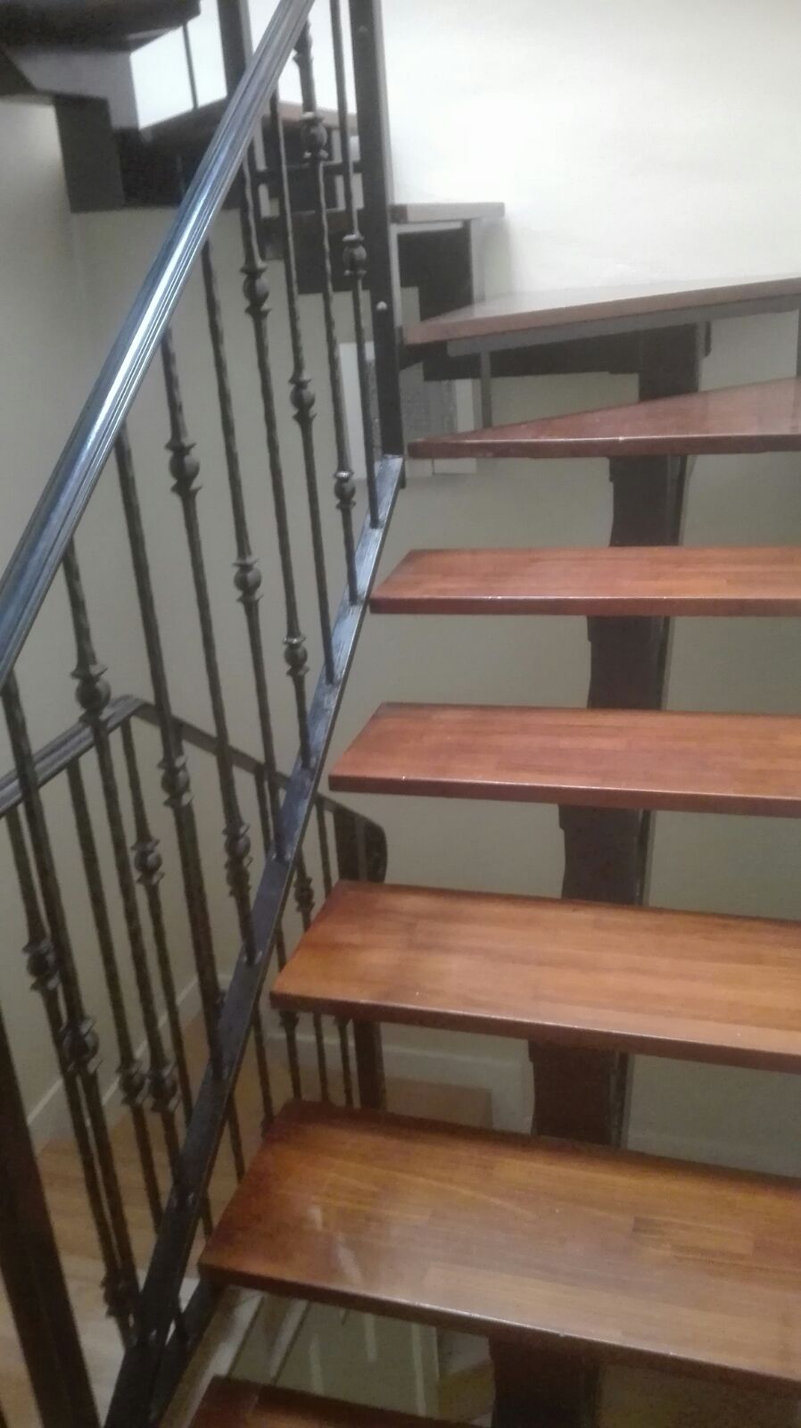 Barandilla forja y zancas